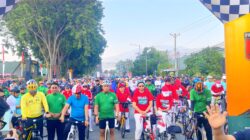 Gubernur Sulteng Lepas Ribuan Pesepeda Gowes Palaka Wira