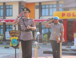 Kapolres Sigi Pimpin Upacara Peringatan Hari Juang Polri