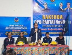 Rakerda NasDem Sigi, DPW Dorong Perkuat Konsolidasi dan Struktur Organisasi