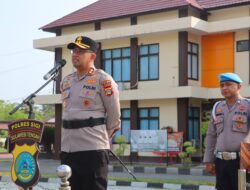 Pimpin Apel Perdana, Kapolres Sigi Ajak Personel Bangun Komunikasi Terbuka
