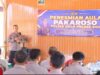 Jelang Sertijab, Kapolres Sigi Resmikan Aula Pakaroso Polsek Dolo