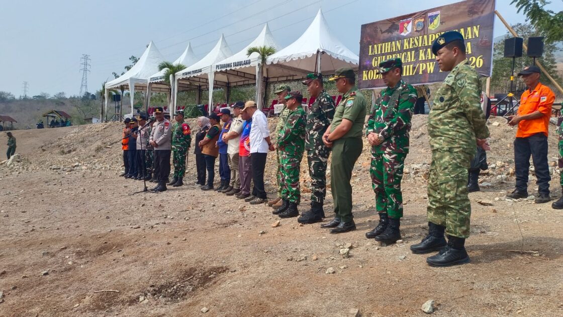 Kodam XXIII/PW Gelar Latihan Penanggulangan Karhutla di Sigi