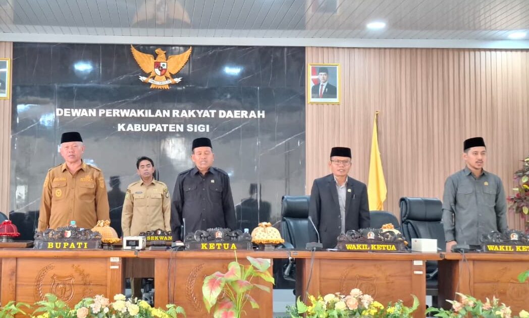 DPRD Sigi Gelar Rapat Paripurna Ketujuh Dengan Agenda Pengajuan Tiga Ranperda